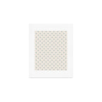 Midcentury Stars and Dots Light Blue Gray and Cream Pattern Art Print Gallery Image 1