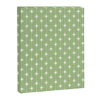 Midcentury Stars and Dots Light Sage Green and Cream Pattern Canvas Print Gallery Image 8