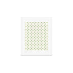 Midcentury Stars and Dots Pattern in Light Sage Green and Cream Art Print Gallery Image 1