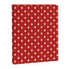 Midcentury Stars and Dots Pattern in Red and White Canvas Print Gallery Image 8