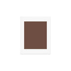 Milk Chocolate Brown Solid  Art Print Gallery Image 1