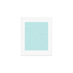 Minimal Painted Smudge Dots Pattern in Light Aqua Art Print Gallery Image 1