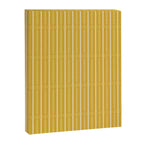 Minimalist Geometric Mustard Yellow Geo Box Striped Pattern Canvas Print Gallery Image 6