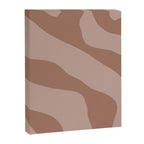 Mocha Brown Organic Forms Retro Contemporary Modern Minimalist Abstract Pattern Canvas Print Gallery Image 8
