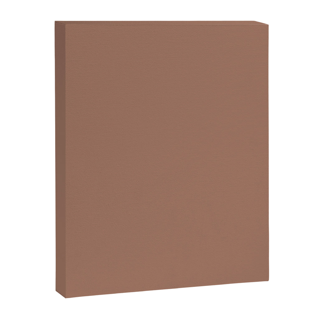 Mocha Brown Solid Color Canvas Print Gallery Image 8