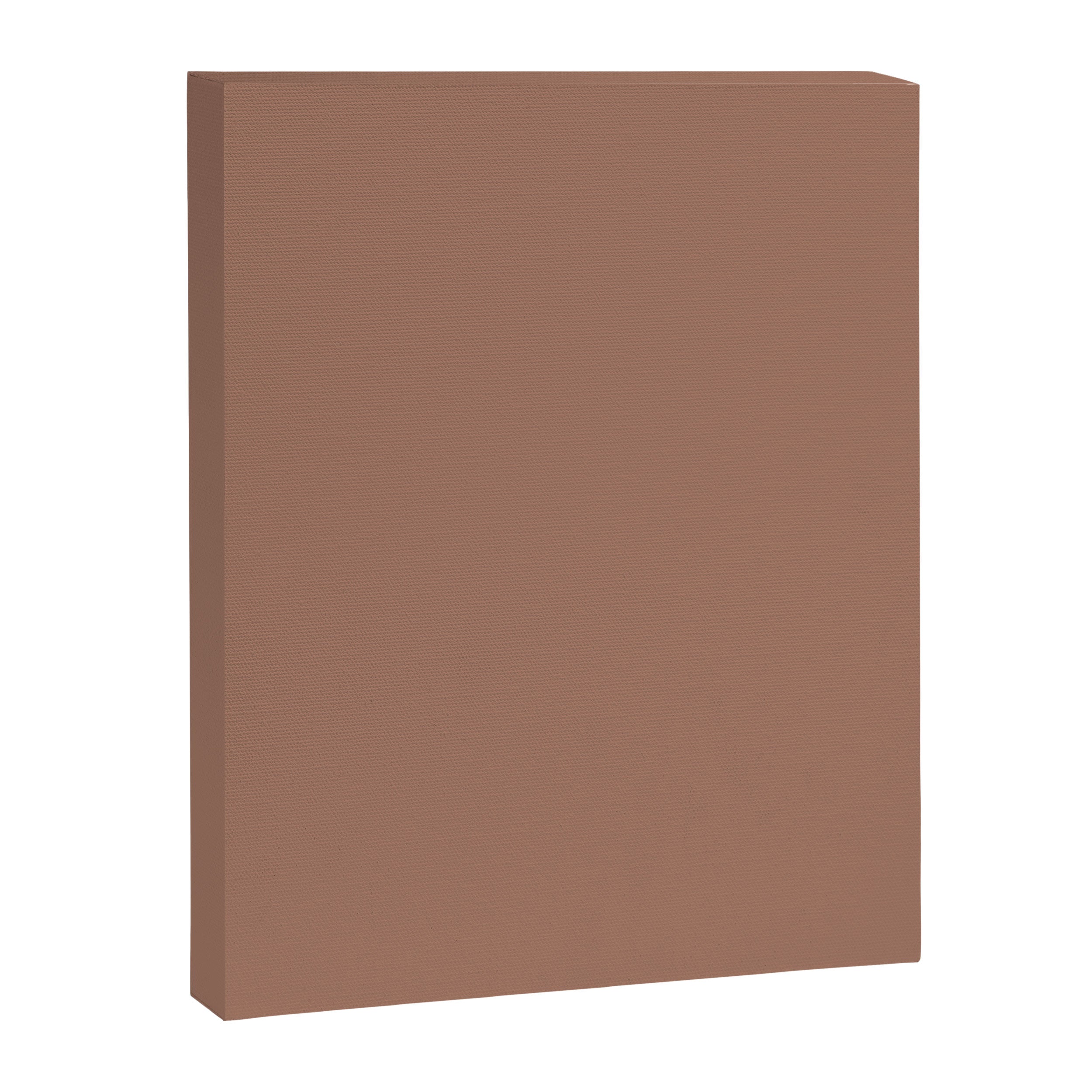 Mocha Brown Solid Color Canvas Print Gallery Image 8
