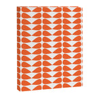Mod Leaves Orange and White Minimalist Pattern  Canvas Print Gallery Image 8