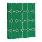 Mod Pods Retro Geometric Pattern in Bright Green and Pink Canvas Print Gallery Image 8