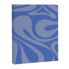 Mod Swirl Retro Abstract Pattern Blue Canvas Print Gallery Image 8