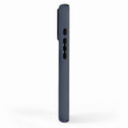 Modern Navy Blue Gray Solid iPhone Case Gallery Image 2