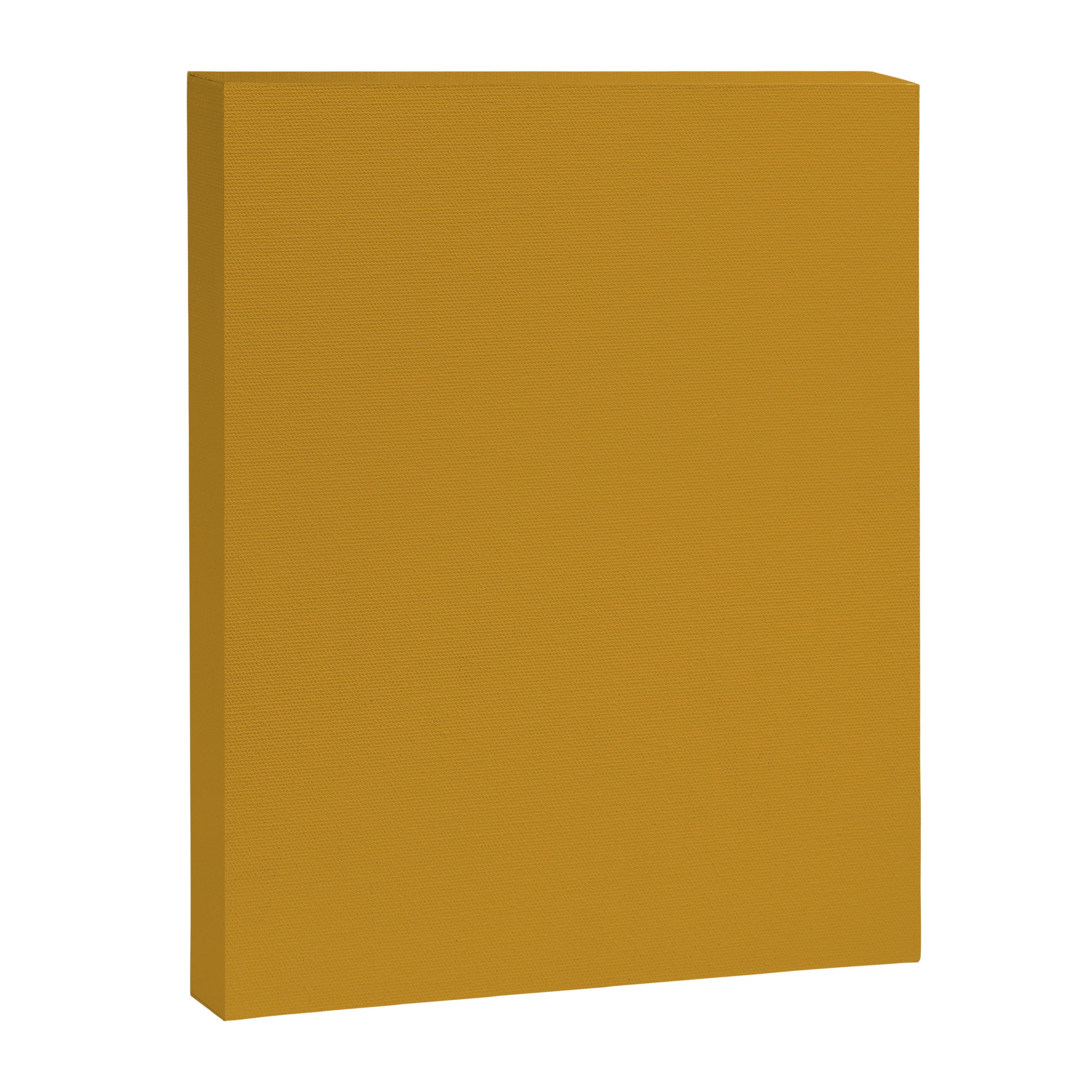 Morocco Mustard Gold Solid Colour Canvas Print Gallery Image 8