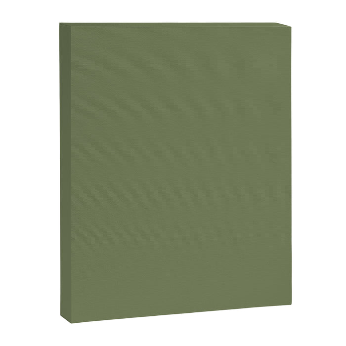 Moss Green Sage Solid Color  Canvas Print Gallery Image 1