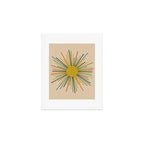 Multicolor Mid Century Modern Sunburst 5 Art Print Gallery Image 1