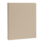 Mushroom Beige Solid Colour Canvas Print Gallery Image 8