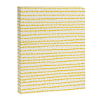 Mustard Yellow Smudgy Dotted Minimal Ink Stripes Pattern Canvas Print Gallery Image 8