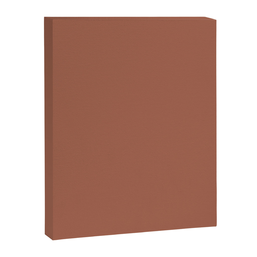 Muted Auburn Terracotta Clay Solid  Canvas Print Gallery Image 8
