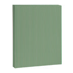 Narrow Stripes Green and Pink Vertical Pattern Canvas Print Gallery Image 6