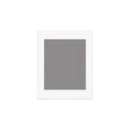 Narrow Stripes Vertical Pattern in Brown and Blue Art Print Gallery Image 1