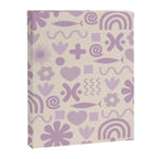 Natural Miscellany Scandi Retro Modern Pattern in Lilac and Cream  Canvas Print Gallery Image 8