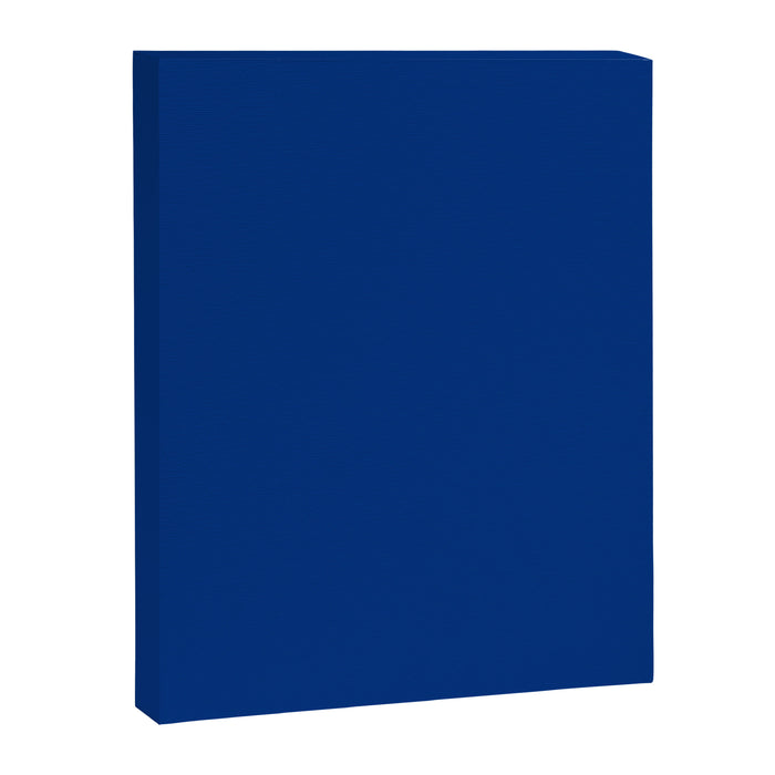 Navy Blue Solid Color Canvas Print Gallery Image 1