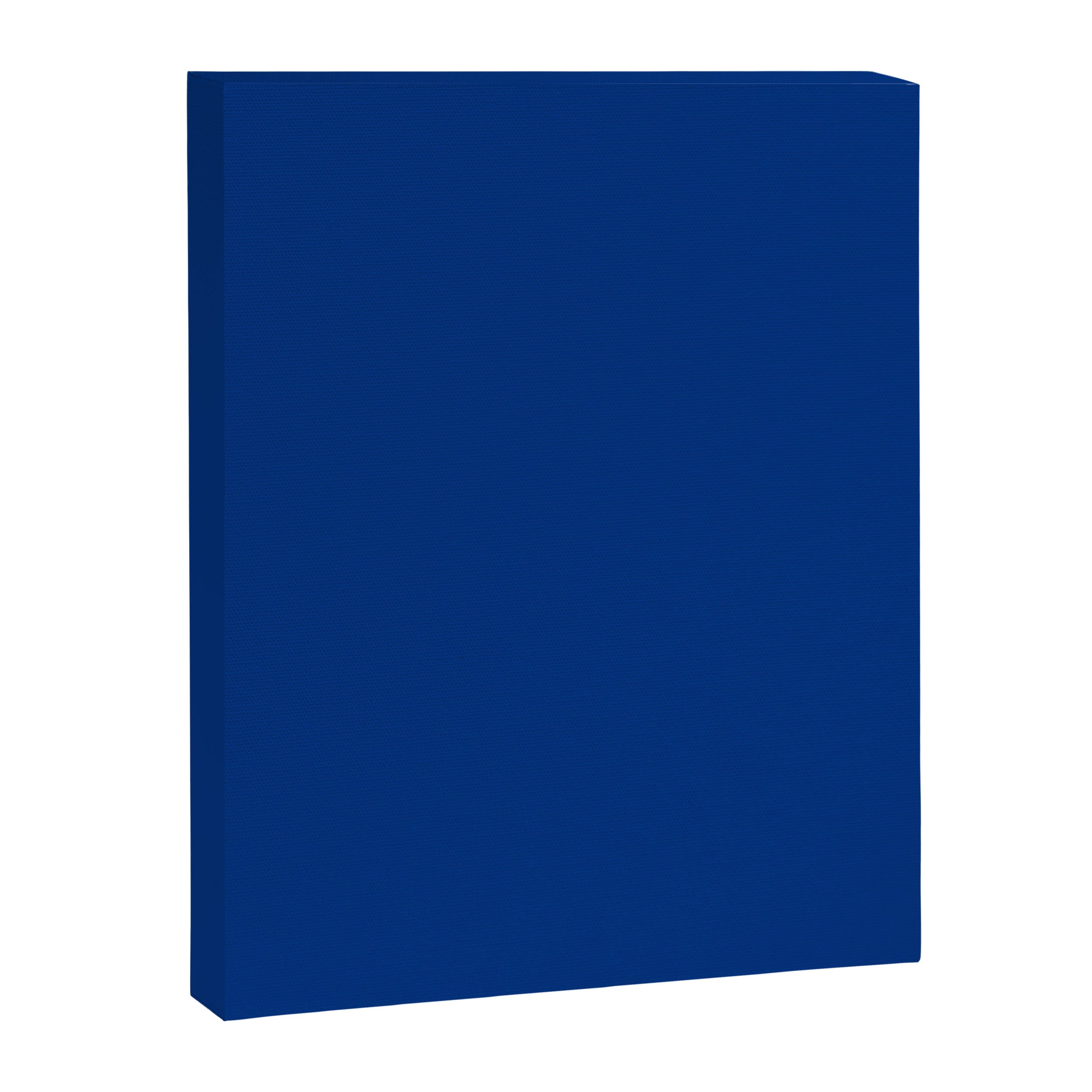Navy Blue Solid Color Canvas Print Gallery Image 8