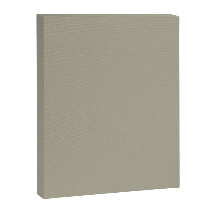 Neutral Mushroom Solid Color Canvas Print Gallery Image 1