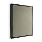 Neutral Mushroom Solid Color Framed Canvas Print Gallery Image 2