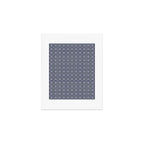 Nouveau Spanish Tile Pattern in Nautical Navy Blue and White Art Print Gallery Image 1