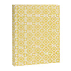 Nouveau Spanish Tile Pattern in Yellow and Cream Canvas Print Gallery Image 8