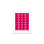 Ogee A-Go-Go Vivid Hot Pink Retro Pop Pattern Art Print Gallery Image 1