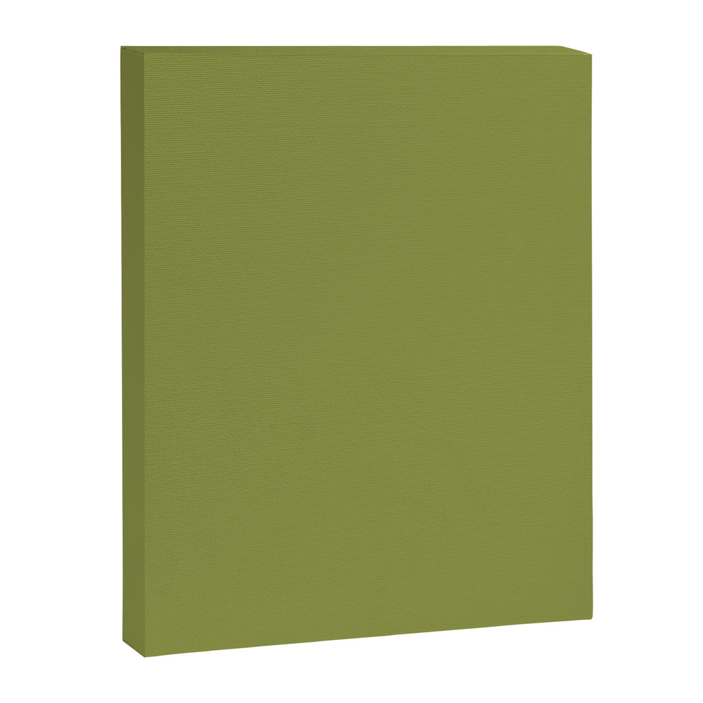 Olive Green Solid Color Canvas Print Gallery Image 8