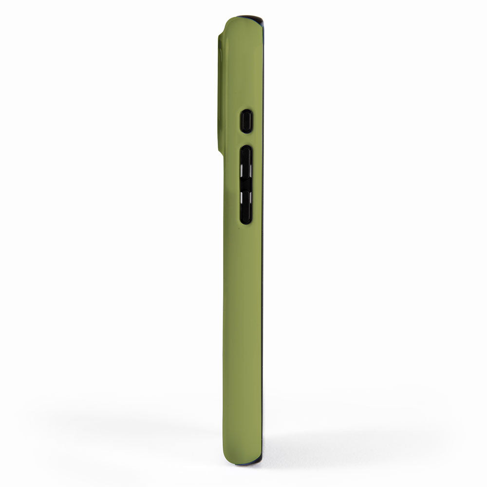 Olive Green Solid Color iPhone Case Gallery Image 2