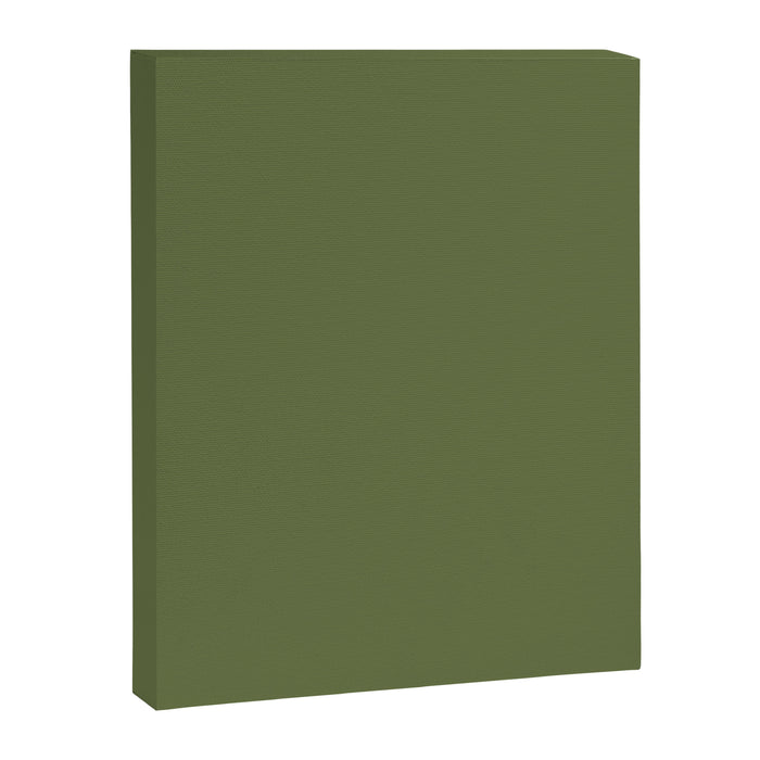 Olive Green Solid Mod Color Canvas Print Gallery Image 1