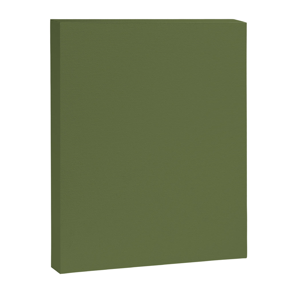 Olive Green Solid Mod Color Canvas Print Gallery Image 8
