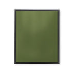 Olive Green Solid Mod Color Framed Canvas Print Gallery Image 8