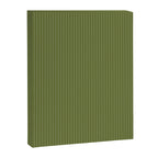 Olive Moss Vertical Stripes Rich Minimalist Pattern Canvas Print Gallery Image 6
