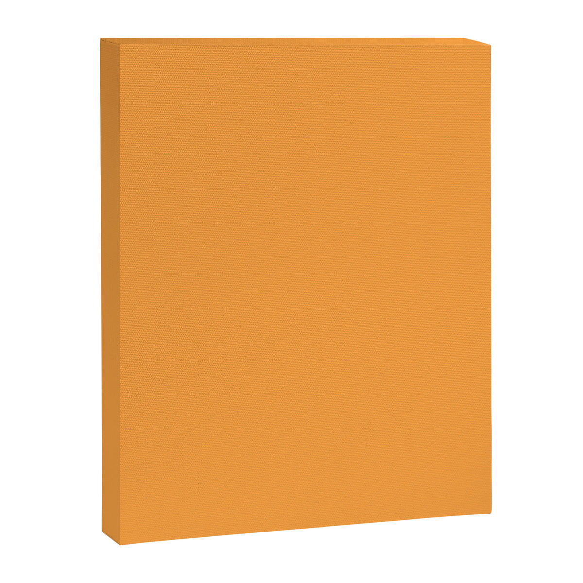 Orange Marigold Solid Colour Canvas Print Gallery Image 8