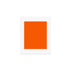 Orange Solid Color for Autumn Winter Collection  Art Print Gallery Image 1
