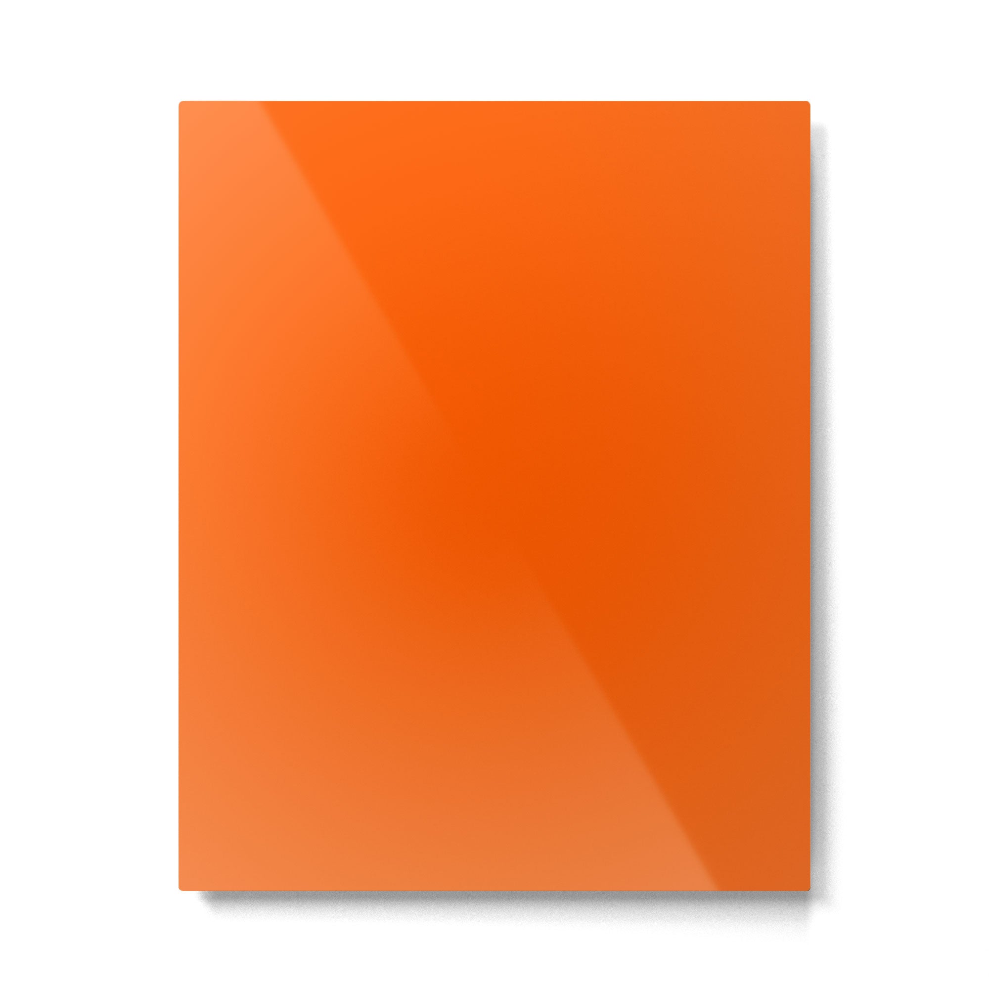 Orange Solid Color for Autumn Winter Collection  Metal Print Gallery Image 6