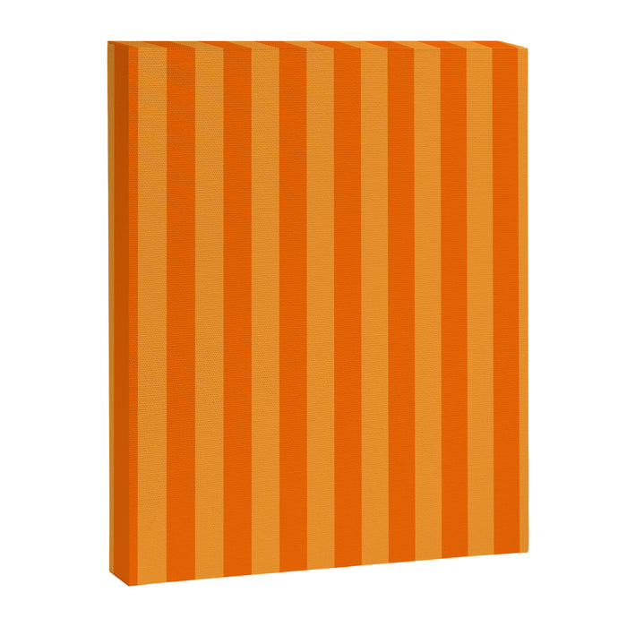 Orange Stripes Vertical Stripe Pattern Canvas Print Gallery Image 1