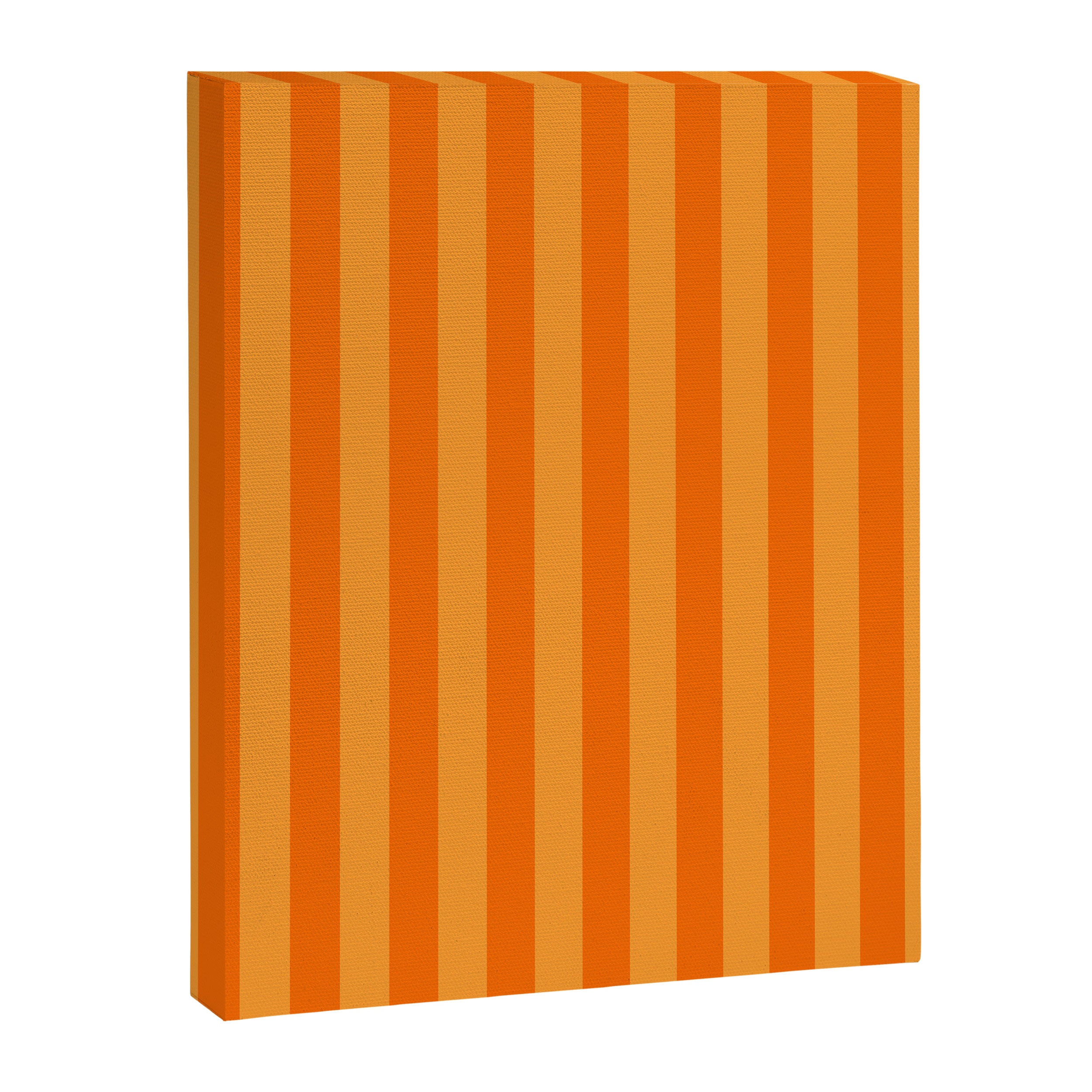 Orange Stripes Vertical Stripe Pattern Canvas Print Gallery Image 6