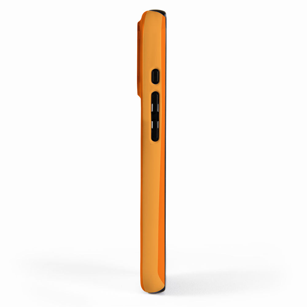 Orange Stripes Vertical Stripe Pattern iPhone Case Gallery Image 2