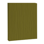 Organic Stripes Minimalist Modern Earthy Mossy Olive Pattern  Canvas Print Gallery Image 8