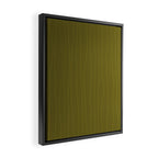 Organic Stripes Minimalist Modern Earthy Mossy Olive Pattern  Framed Canvas Print Gallery Image 2