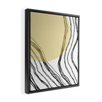 Organic Sunrise Minimal Abstract Framed Canvas Print Gallery Image 2