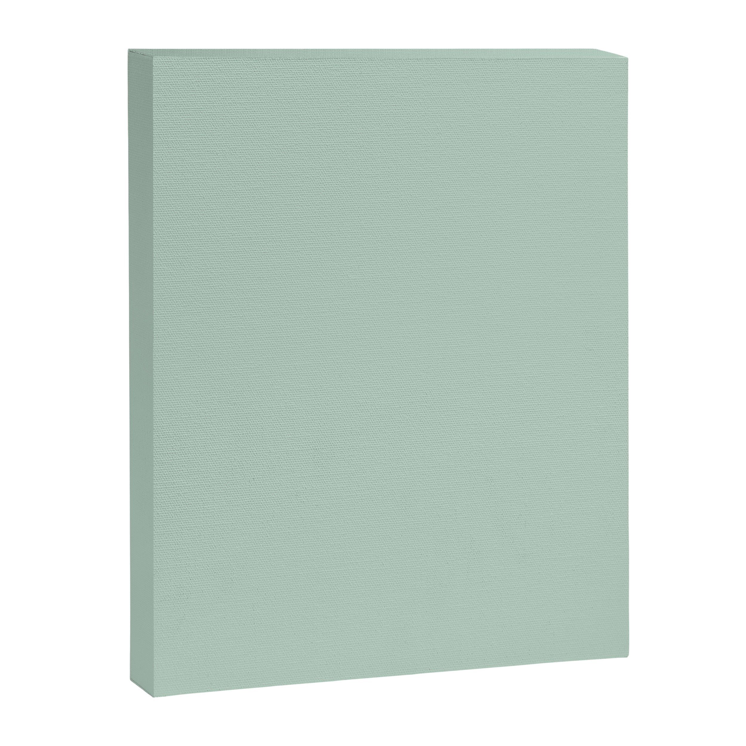 Pale Aqua Teal Blue Celadon Solid Color Canvas Print Gallery Image 8
