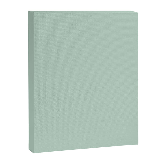 Pale Aqua Teal Blue Celadon Solid Color Canvas Print Gallery Image 1