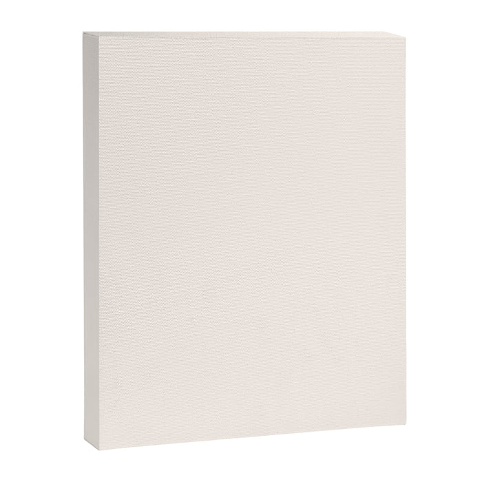 Pale Cream  Nearly White Plain Vanilla Solid  Canvas Print Gallery Image 1