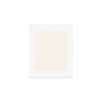 Pale Cream  Nearly White Plain Vanilla Solid  Art Print Gallery Image 1