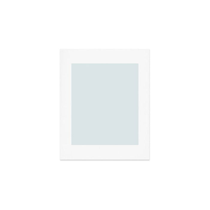 Pale Ice Blue Solid Color Art Print Gallery Image 1
